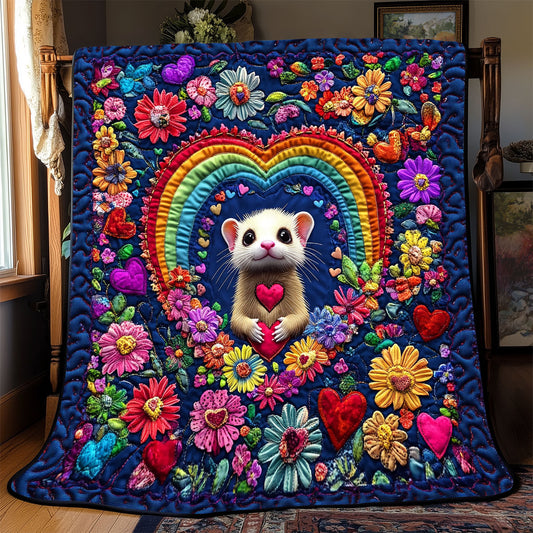 Floral Ferret WX1401019CL Quilt