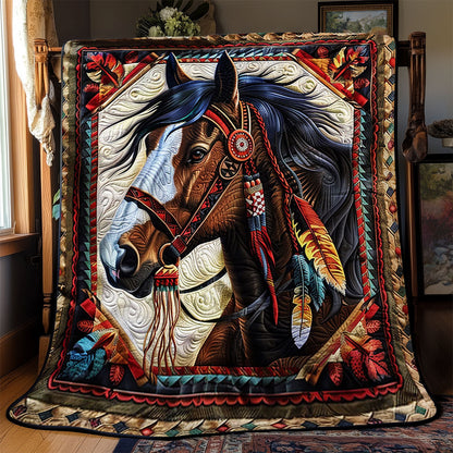 Native Horse WJ0502017CL Quilt