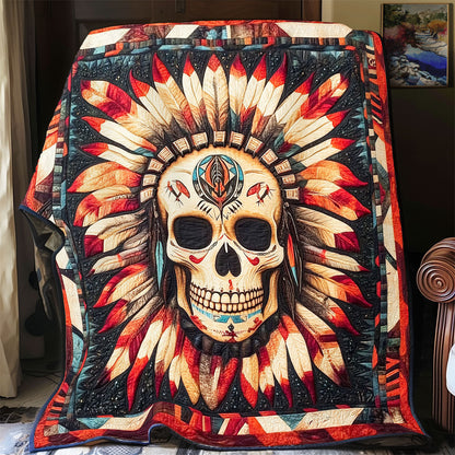 Skull Native American WX0302068CL Quilt