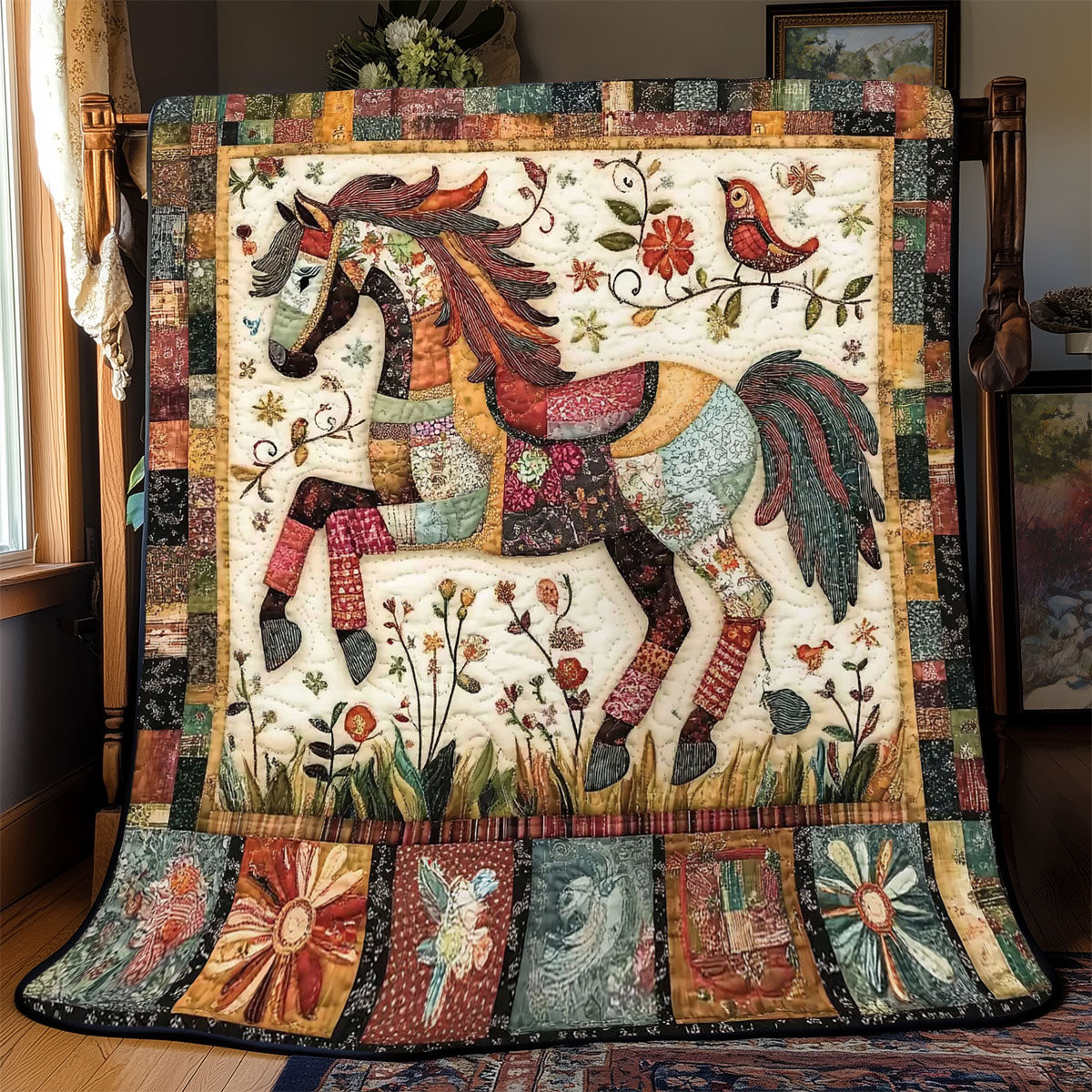 Pastoral Gallop WJ0301008CL Quilt