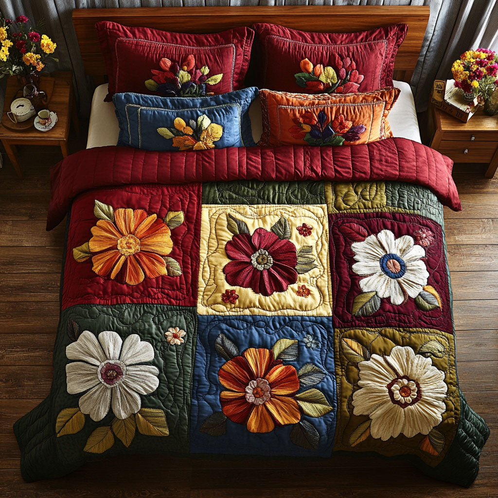 Flowers WX2702039CL Duvet Cover Set