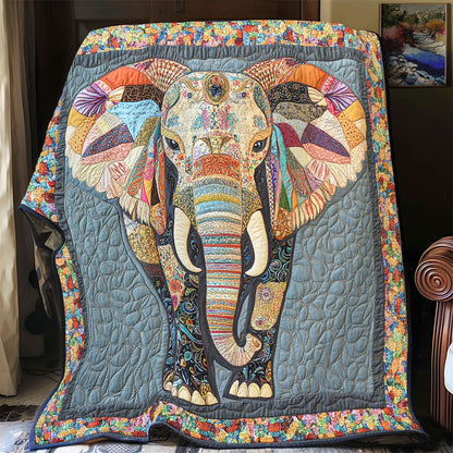 Colorful Elephant WX0201012CL Quilt