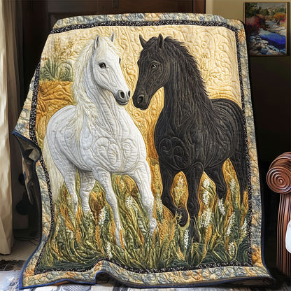 Couple Horse WX1601018CL Quilt