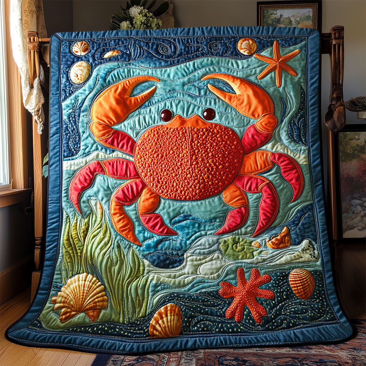 Crabby Coral Delight WJ2101007CL Quilt