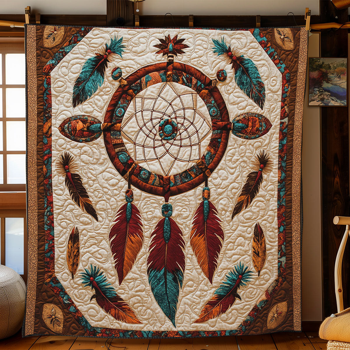 Native Dreamcatcher WJ1902014CL Quilt