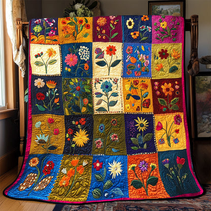 Flower Patchwork WX2702092CL Quilt