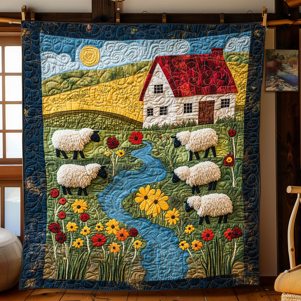 Sheep Meadow WJ0301018CL Quilt