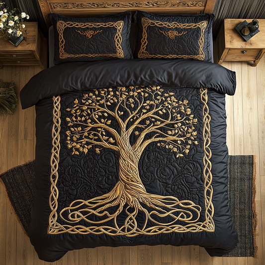 Golden Roots WX1702020CL Duvet Cover Set