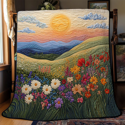 Sunrise And Wildflower WJ2002021CL Quilt