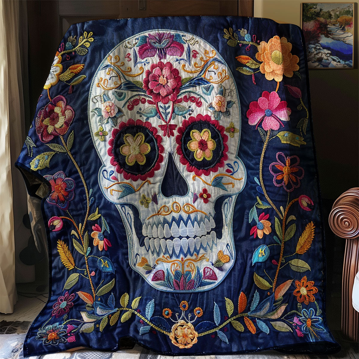 Sugar Skull WJ0601015CL Quilt