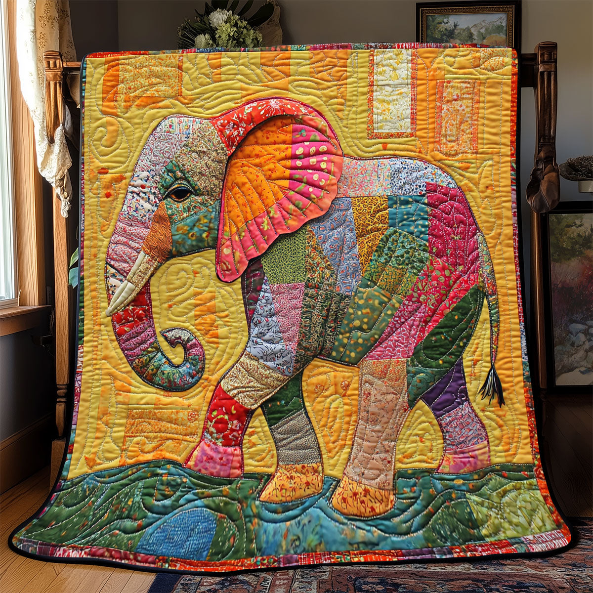 Elephant WX2402076CL Quilt