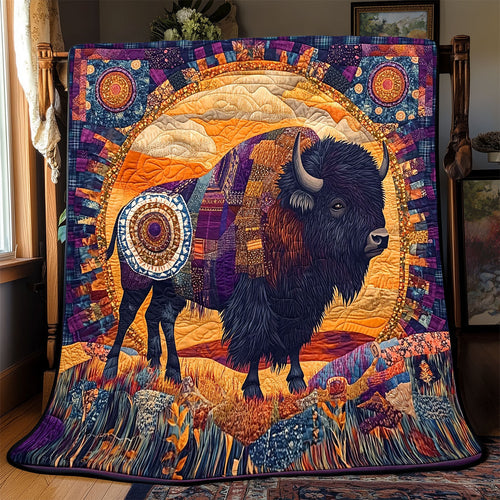 Bison Native American WX2201019CL Quilt