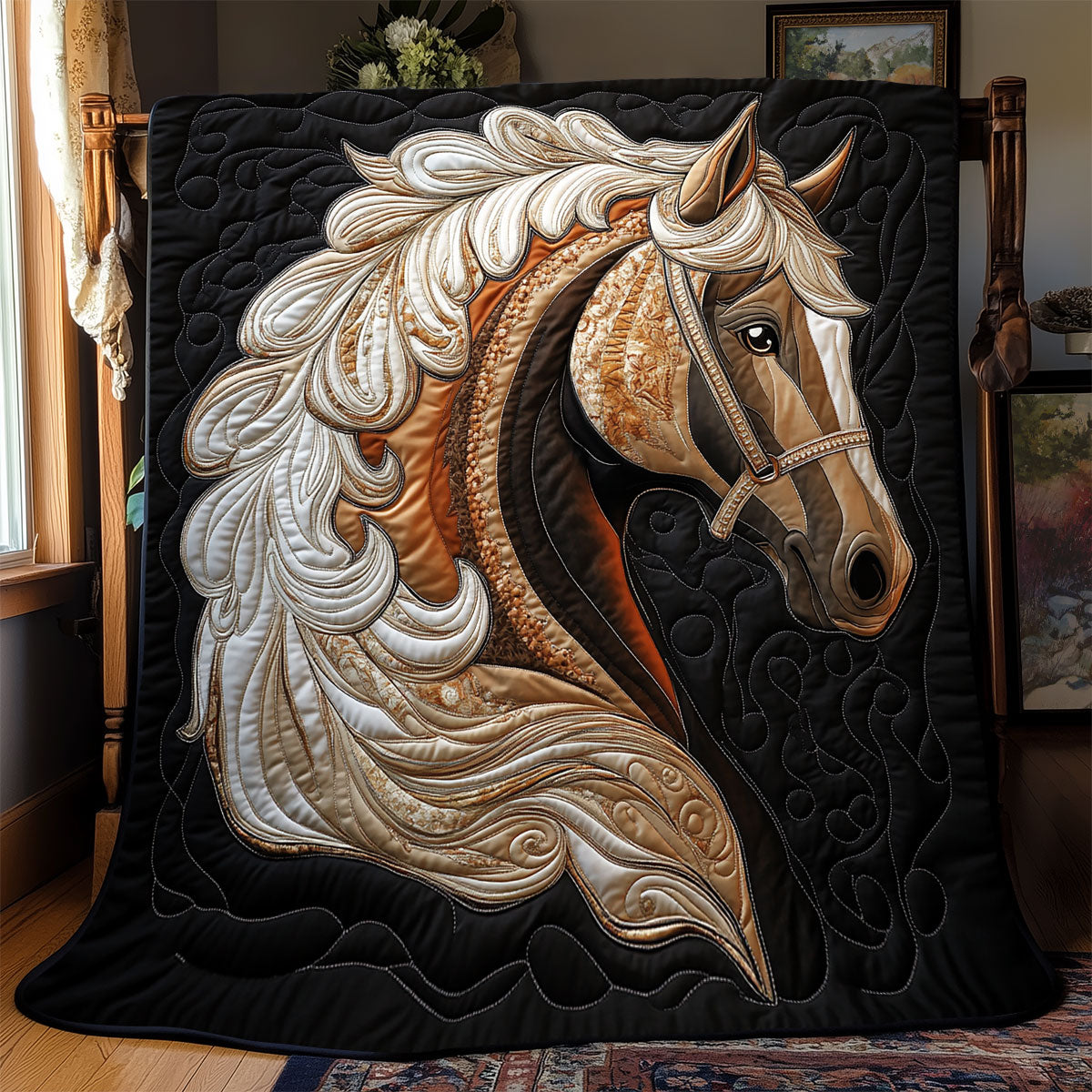 Brown Horse WX2402057CL Quilt