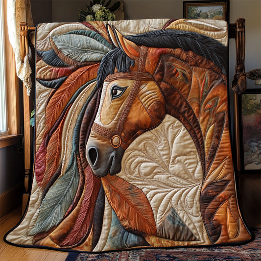 Brown Horse WX2802008CL Quilt