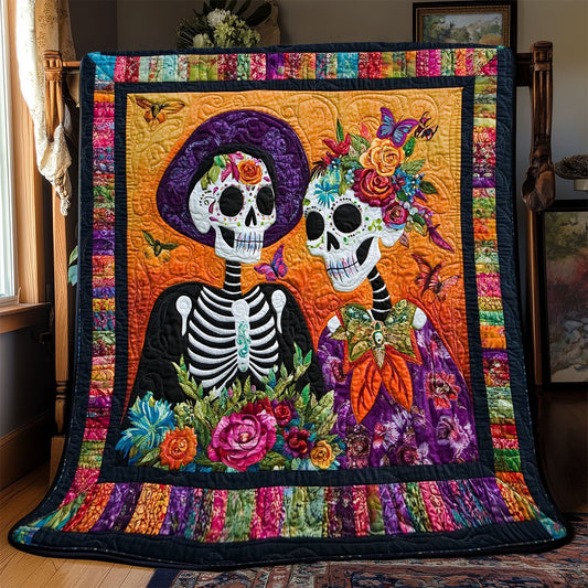 Couple Skull WX2802012CL Quilt