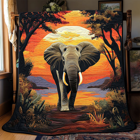 Elephant Safari WX2802025CL Quilt