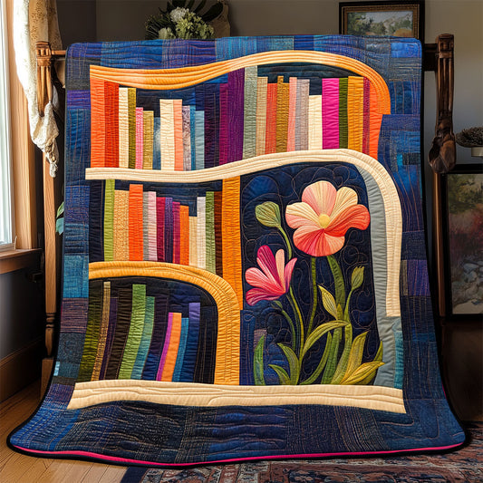 Floral Bookshelf WX2802027CL Quilt