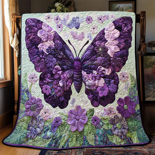 Floral Butterfly WX2802028CL Quilt