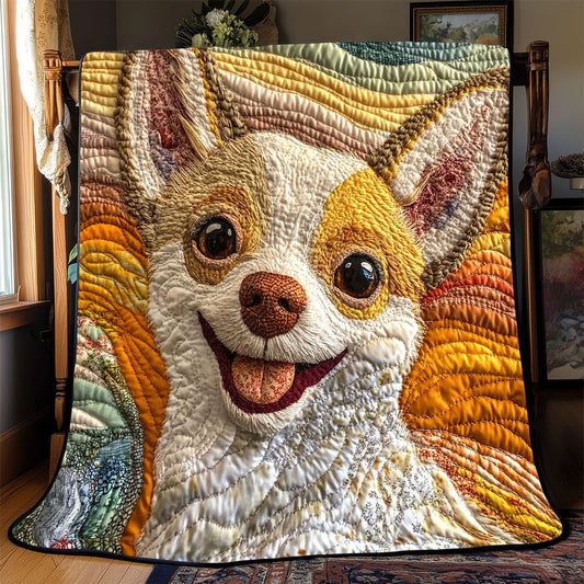 Happy Chihuahua WX2802031CL Quilt