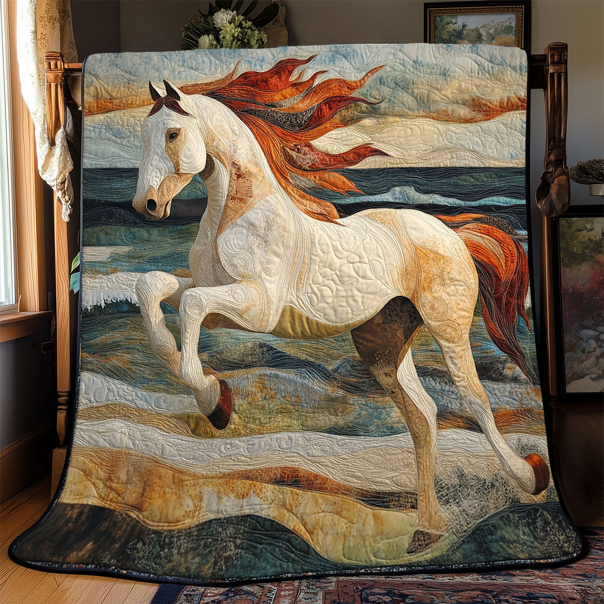 Horse Running WX2802036CL Quilt