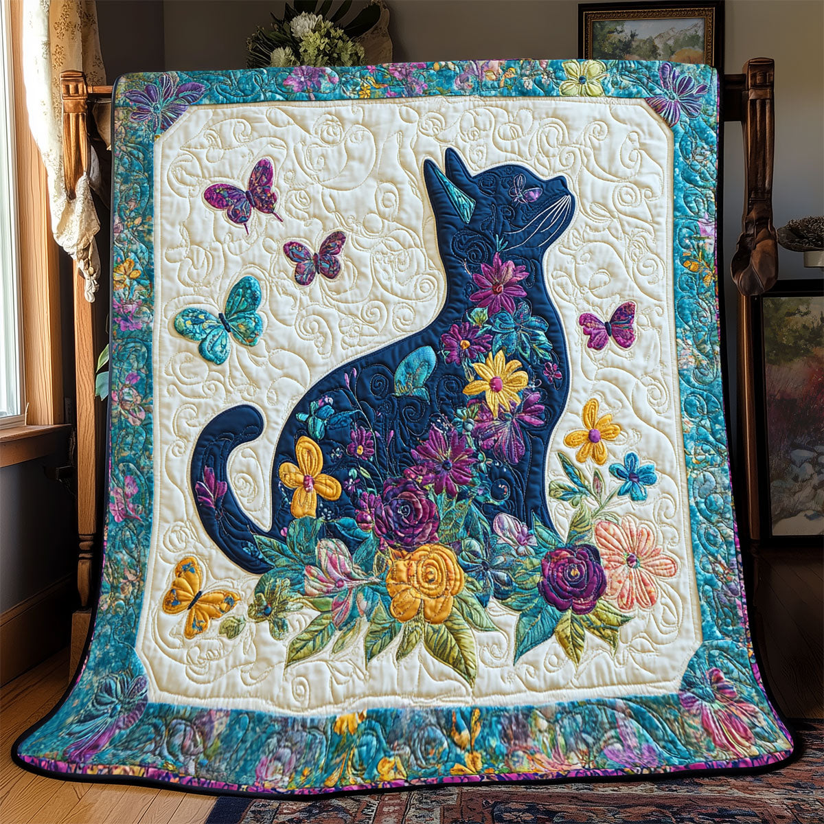 Lovely Cat WX2802038CL Quilt