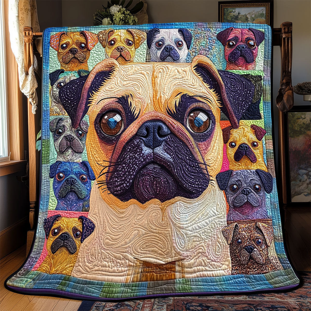 Pug WX2301034CL Quilt