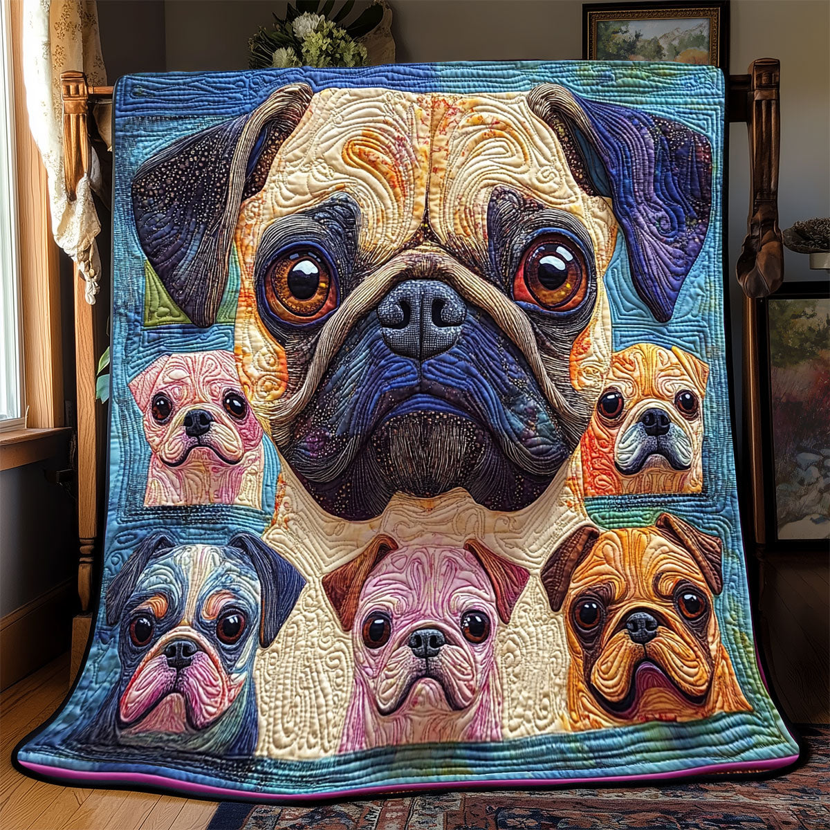 Pug WX2301033CL Quilt