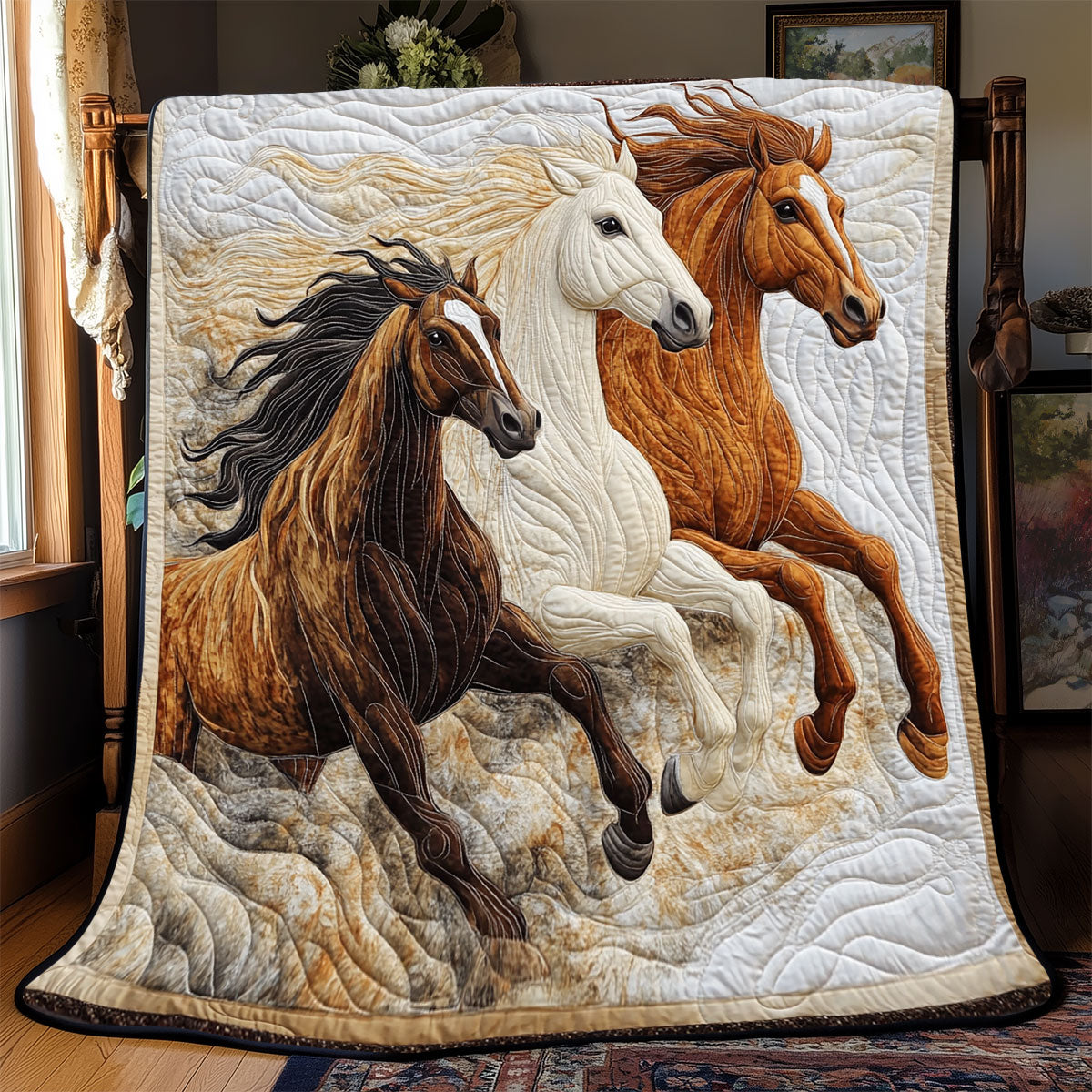 Running Horse WX2102020CL Quilt