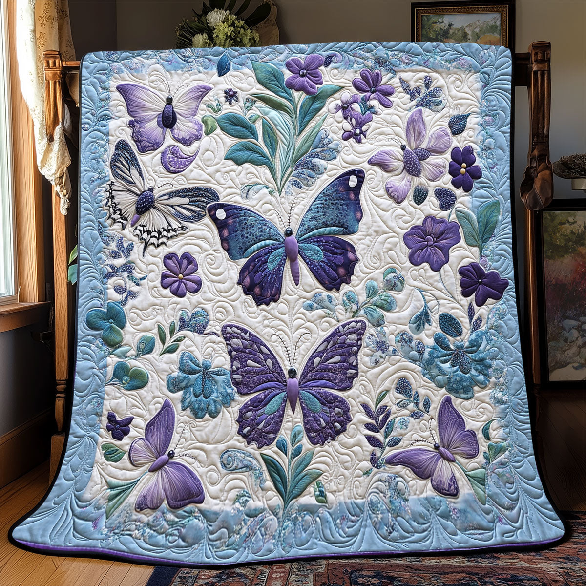 Stunning Butterfly WX2102031CL Quilt