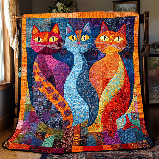 Vibrant Cat WX2201061CL Quilt