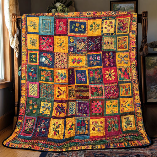 Vibrant Patchwork WX2102036CL Quilt