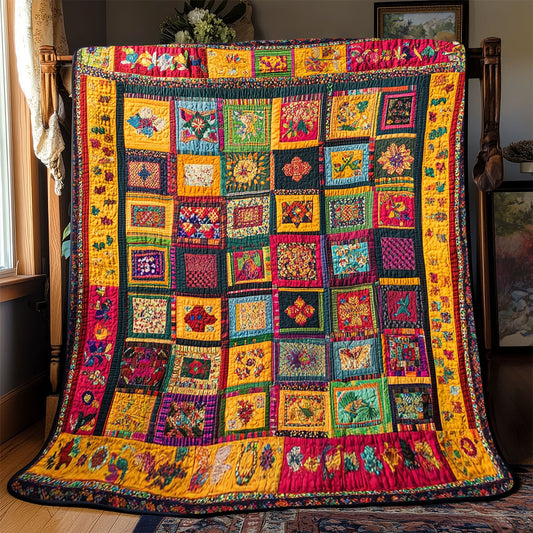 Vibrant Patchwork WX2102037CL Quilt