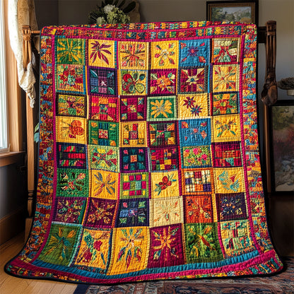 Vibrant Patchwork WX2102035CL Quilt