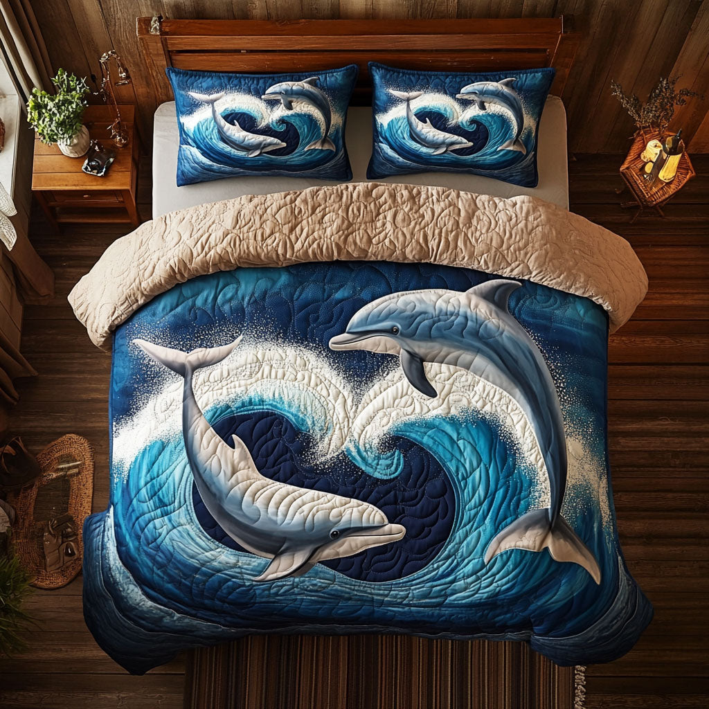 Couple Dolphin WX0801062CL Duvet Cover Set