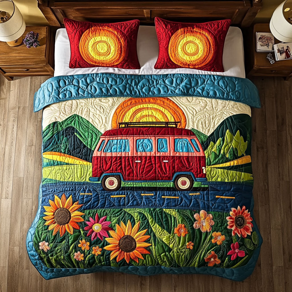 Road Trip Blooms WJ0701035CL Duvet Cover Set