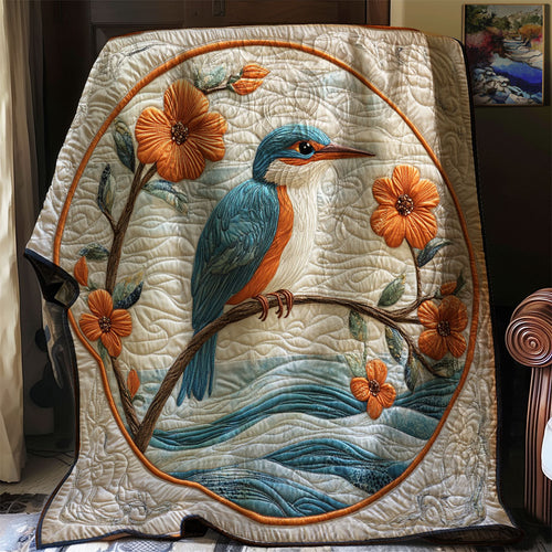 Kingfisher Bird WJ0502007CL Quilt