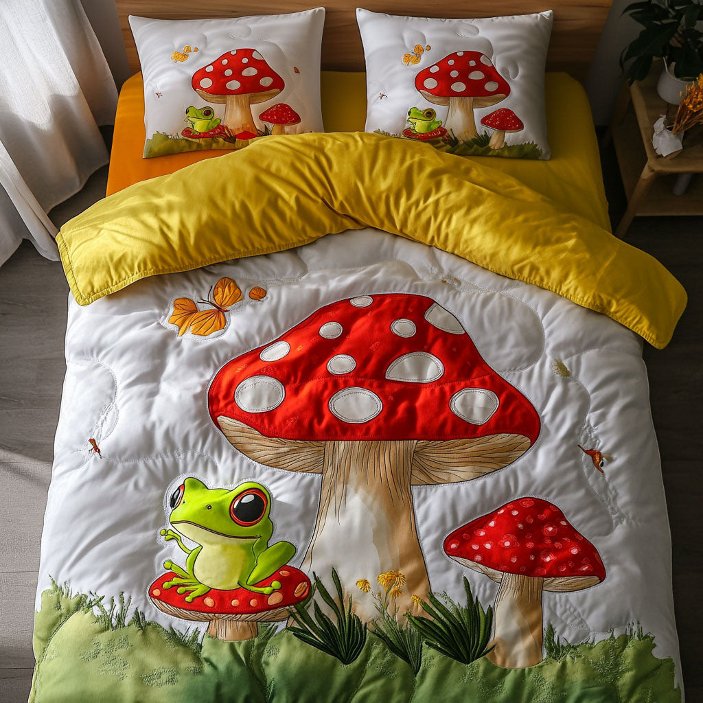 Fungi Frog WJ2101028CL Duvet Cover Set