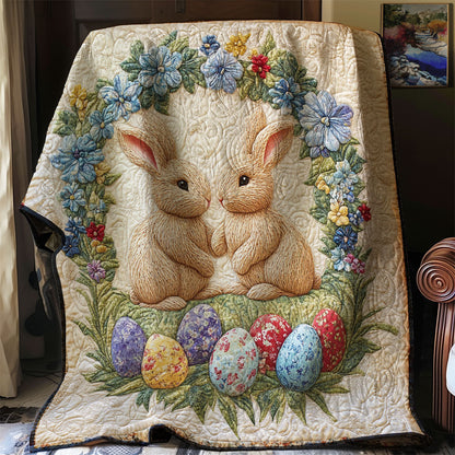 Easter Bunny Garden WJ2301008CL Quilt