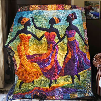 African Woman Dance WX2702071CL Quilt