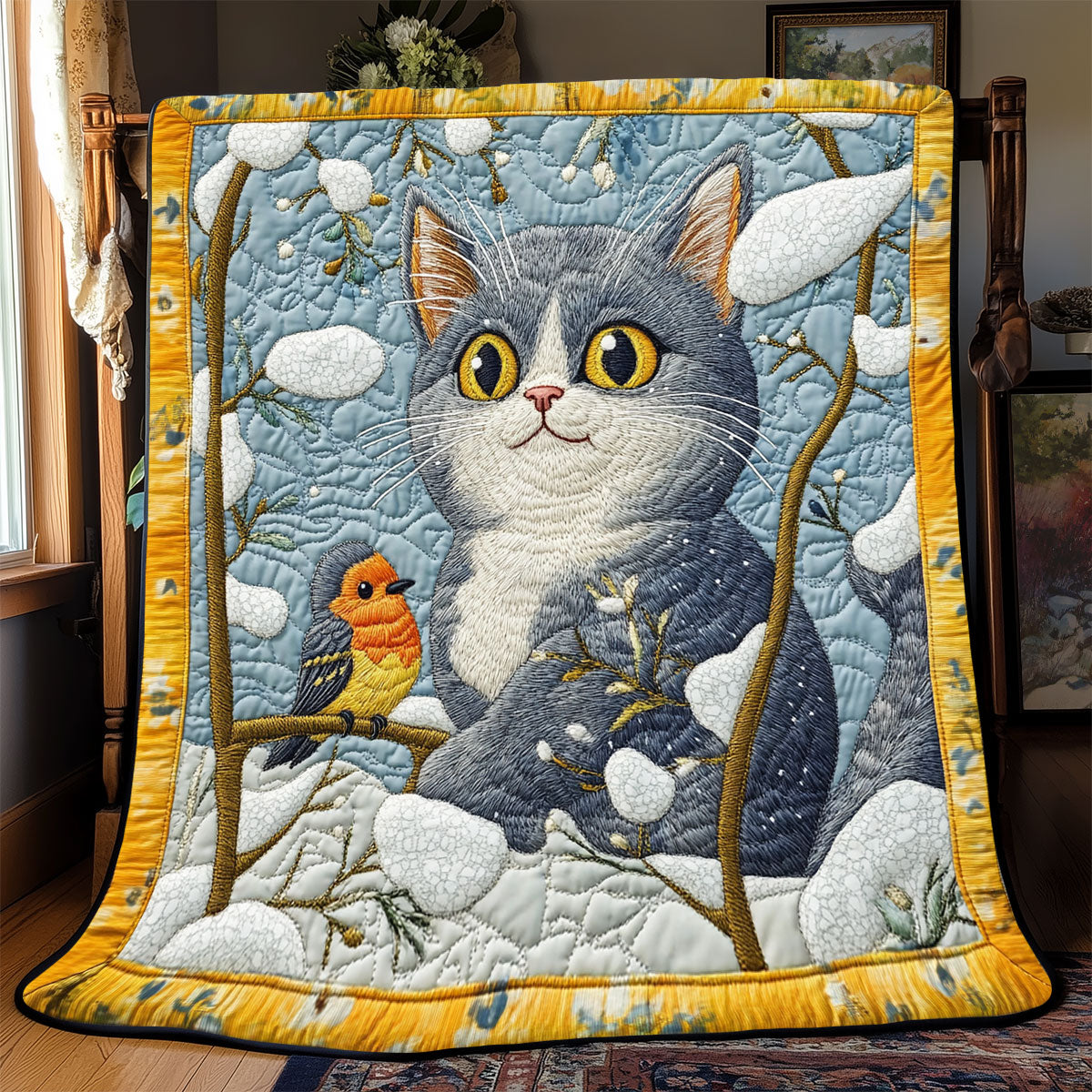 Cat Snow WX2001028CL Quilt