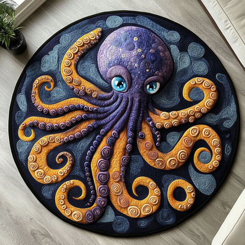 Octopus WX1403131CL Quilted Round Mat