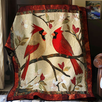 Lovebirds in Bloom WJ0201007CL Quilt