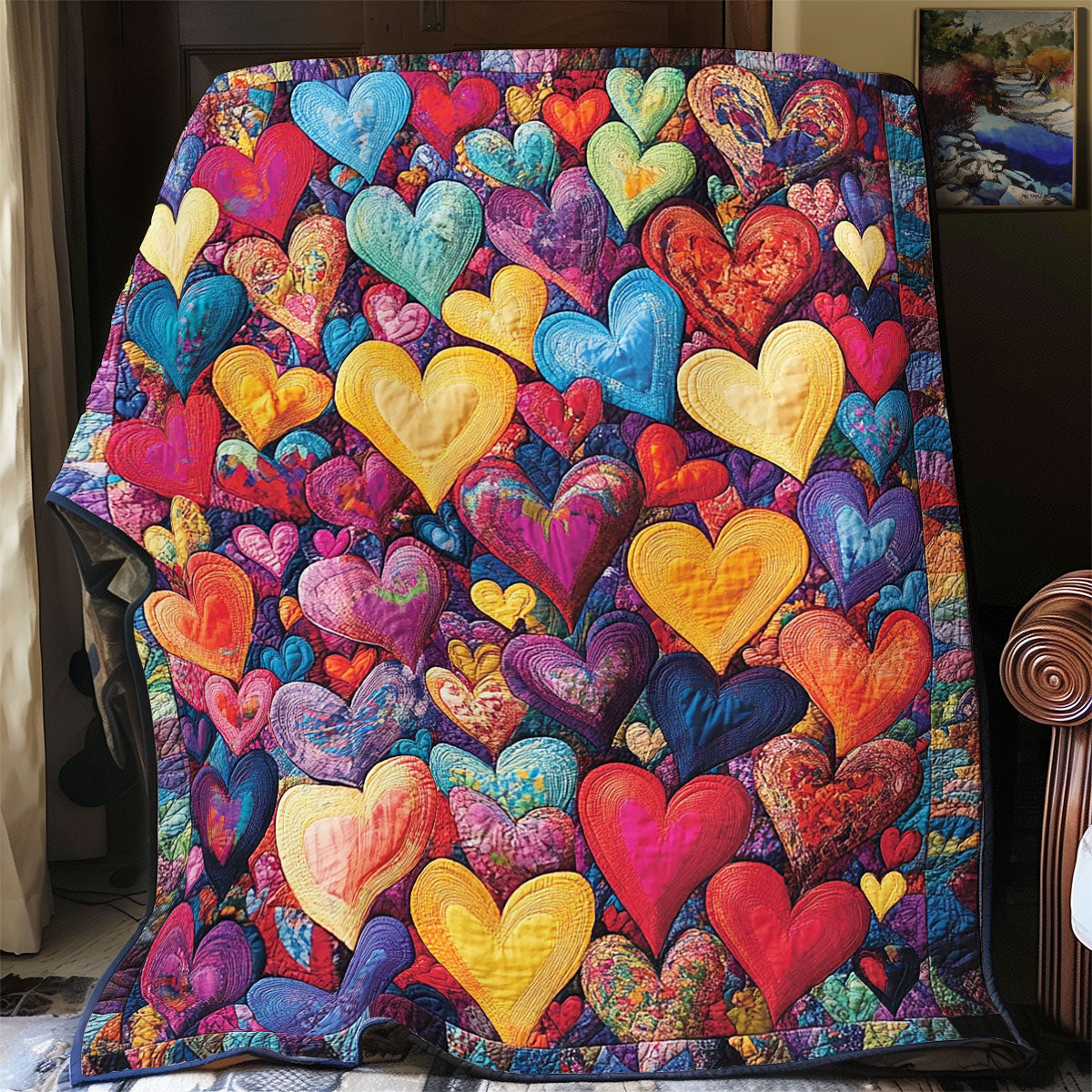 Heart WX1401021CL Quilt