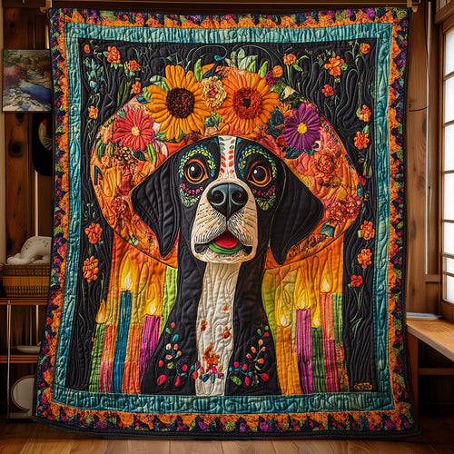 Dog Day Of The Dead WX0401018CL Quilt