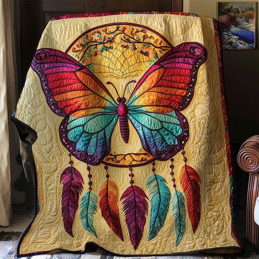 Native Dreamcatcher Butterfly WJ2001020CL Quilt