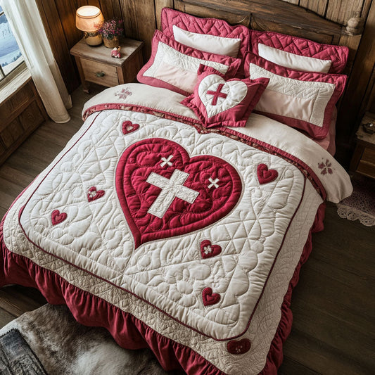 Heart Cross WX0601063CL Duvet Cover Set