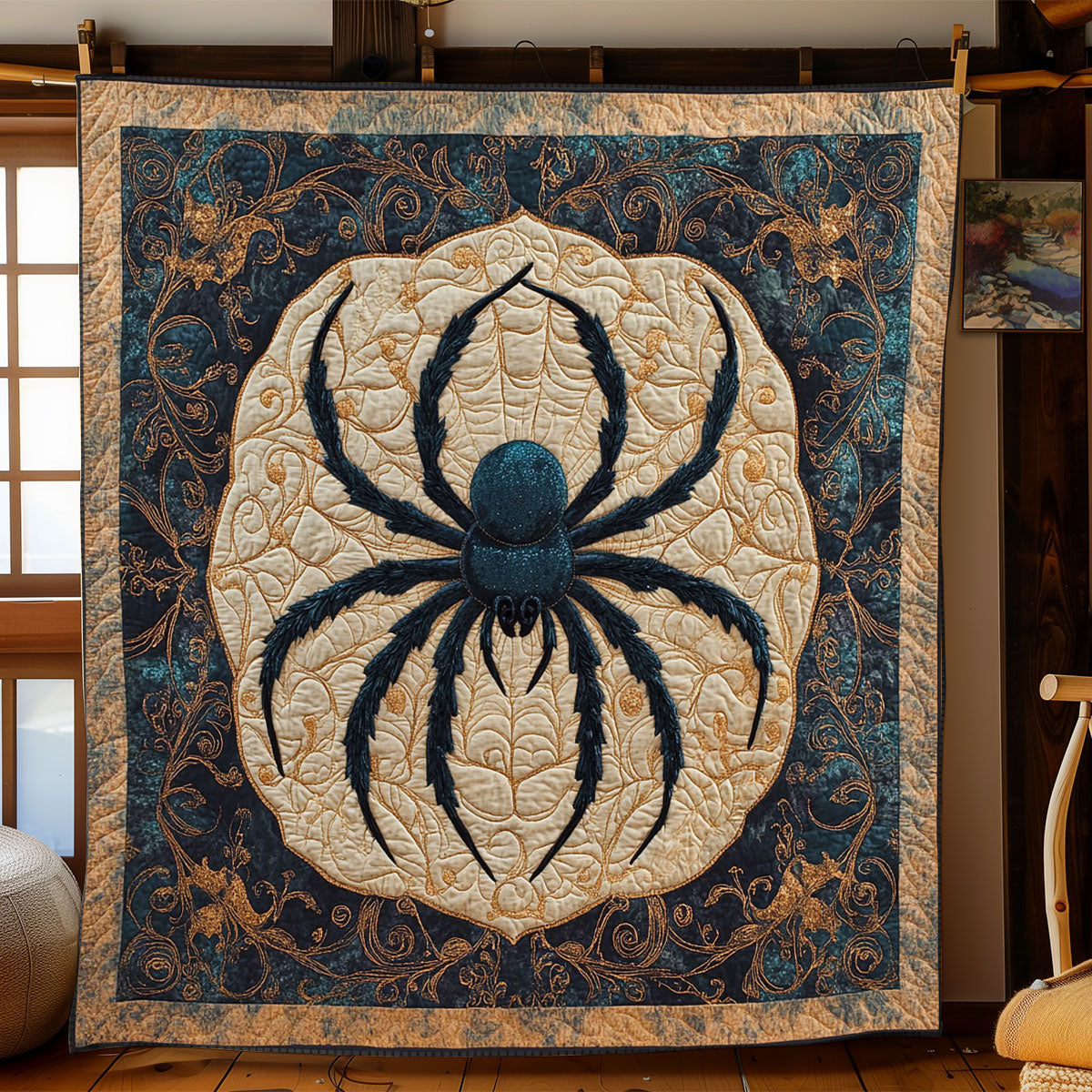 Mystic Spider WJ0302015CL Quilt