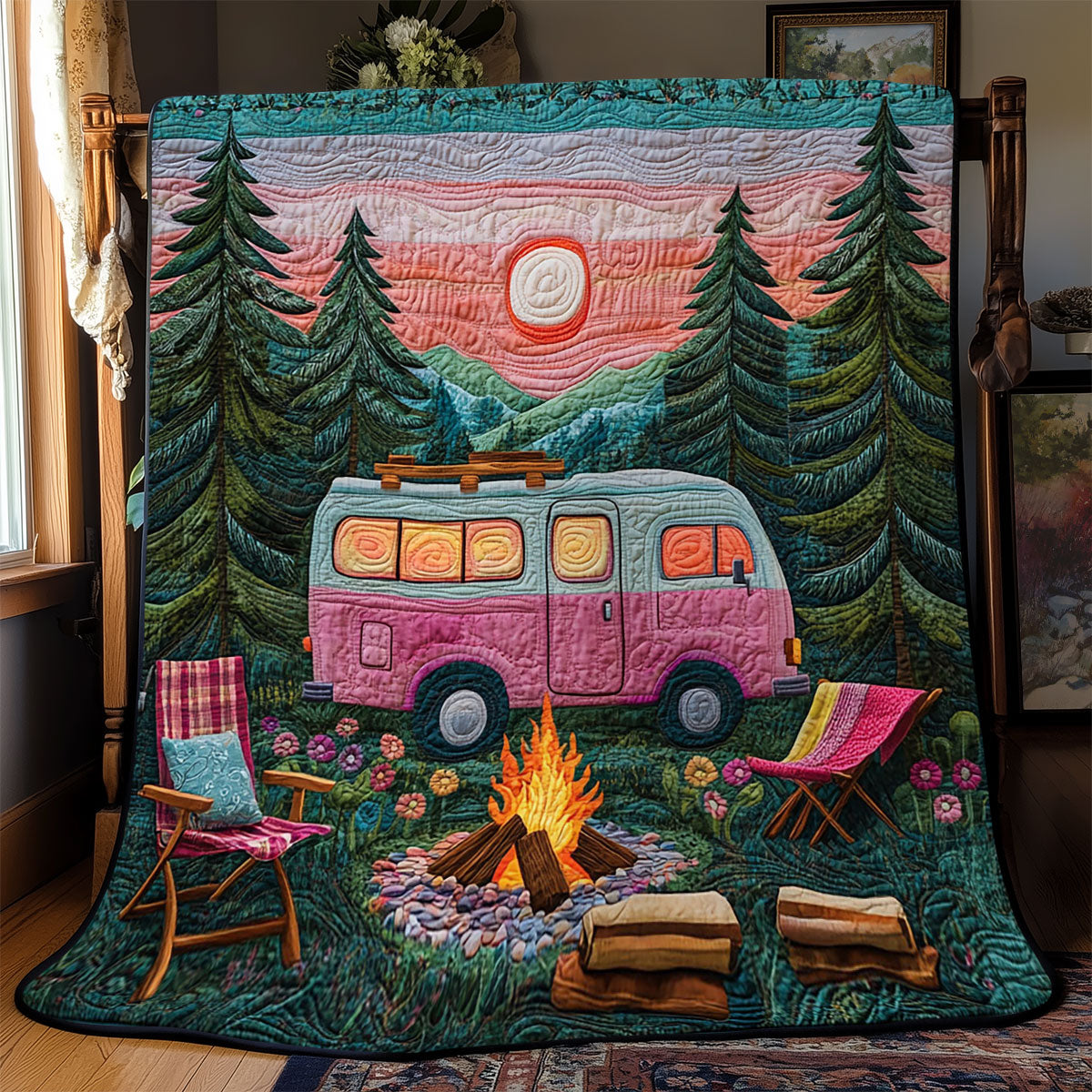 Camping Sunset WJ1801009CL Quilt