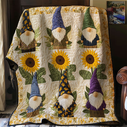 Sunflower Gnome WJ0401019CL Quilt