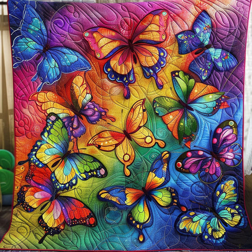 Colorful Butterfly WJ0401002CL Quilt